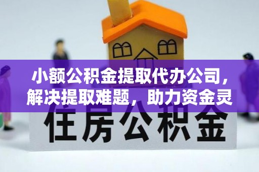 莲花小额公积金提取代办公司，解决提取难题，助力资金灵活使用