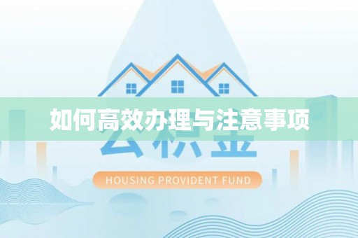 莲花如何高效办理与注意事项