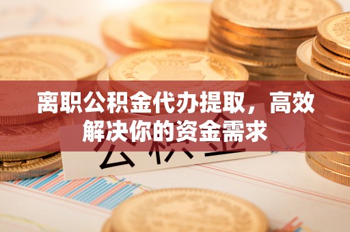 莲花离职公积金代办提取，高效解决你的资金需求