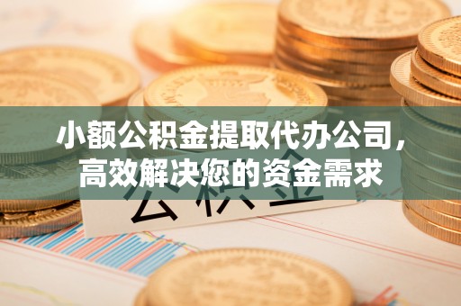 莲花小额公积金提取代办公司，高效解决您的资金需求