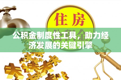 莲花公积金制度性工具，助力经济发展的关键引擎
