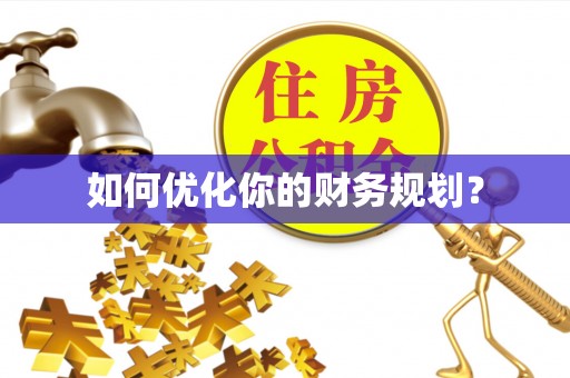 莲花如何优化你的财务规划？