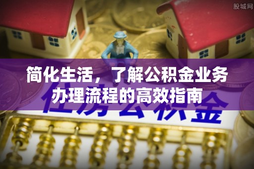 莲花简化生活，了解公积金业务办理流程的高效指南