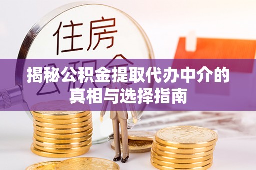 莲花揭秘公积金提取代办中介的真相与选择指南