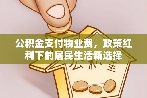 莲花公积金支付物业费，政策红利下的居民生活新选择