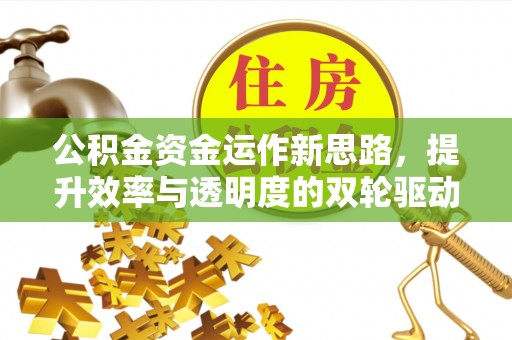 莲花公积金资金运作新思路，提升效率与透明度的双轮驱动