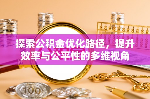 莲花探索公积金优化路径，提升效率与公平性的多维视角