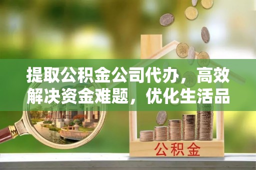 莲花提取公积金公司代办，高效解决资金难题，优化生活品质