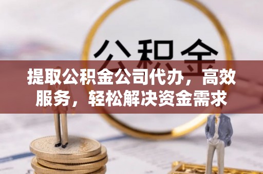 莲花提取公积金公司代办，高效服务，轻松解决资金需求