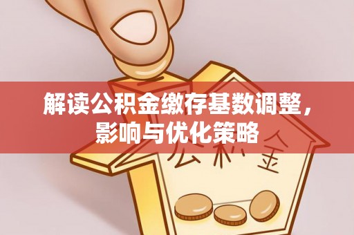 莲花解读公积金缴存基数调整，影响与优化策略